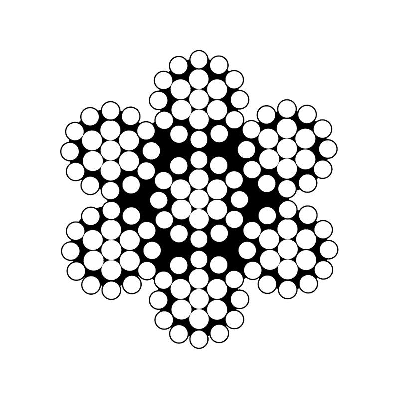 ASTM a 1023 Classification 7x7 و7x19 سلك متخصص ذو قطر صغير (مجلفن)
